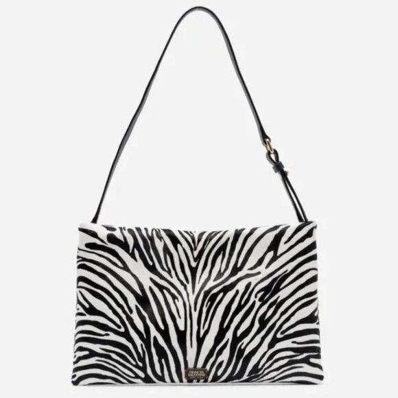 Frances Valentine Handbags - NWT Frances Valentine Pooch Shoulder Bag Zebra Black & White - GORGEOUS & CHIC